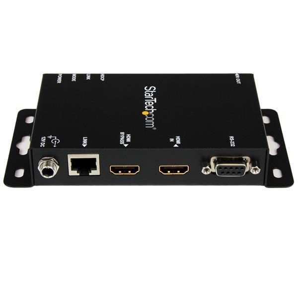 StarTech.com Extendeur HDBaseT HDMI via Cat5 - RS232 - IR - Ultra HD 4K - Étendeur HDMI - Transmetteur et récepteur - 100 m - Rallonge vidéo/infrarouge/série - 10Mb LAN, HDMI - plus de CAT 5e/6 - jusqu'à 100 m - pour P/N: SVA12M2NEUA, SVA12M5NA