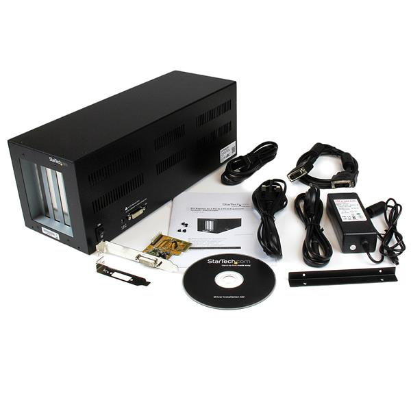 StarTech.com Boîtier / Système d'extension PCI Express vers 2x PCI et 2x PCIe - Châssis d'extension pour cartes PCI/PCIe - Pleine longueur - Extension de bus système - pour P/N: SVA12M5NA