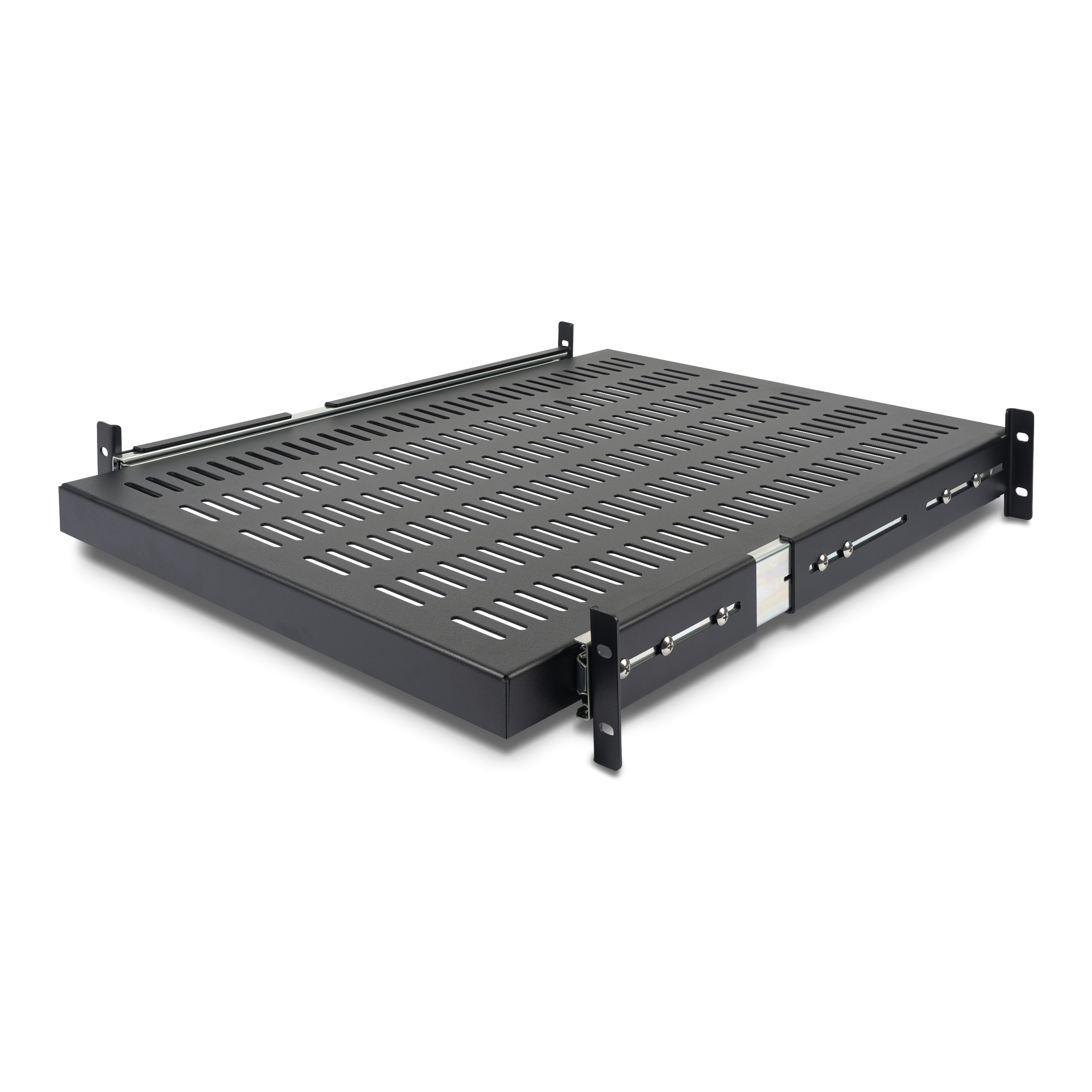 StarTech.com Etagère coulissante pour Montage en Rack de Serveur ventilé 2U - Profondeur ajustable 48 cm  Capacité de charge 23kg - Étagère pour rack - 1U - 19" - pour P/N: RK1233BKM, RK2433BKM, RK2537BKM, RK3236BKF, RK4236BKB, RK4242BK24, RK4242BK30
