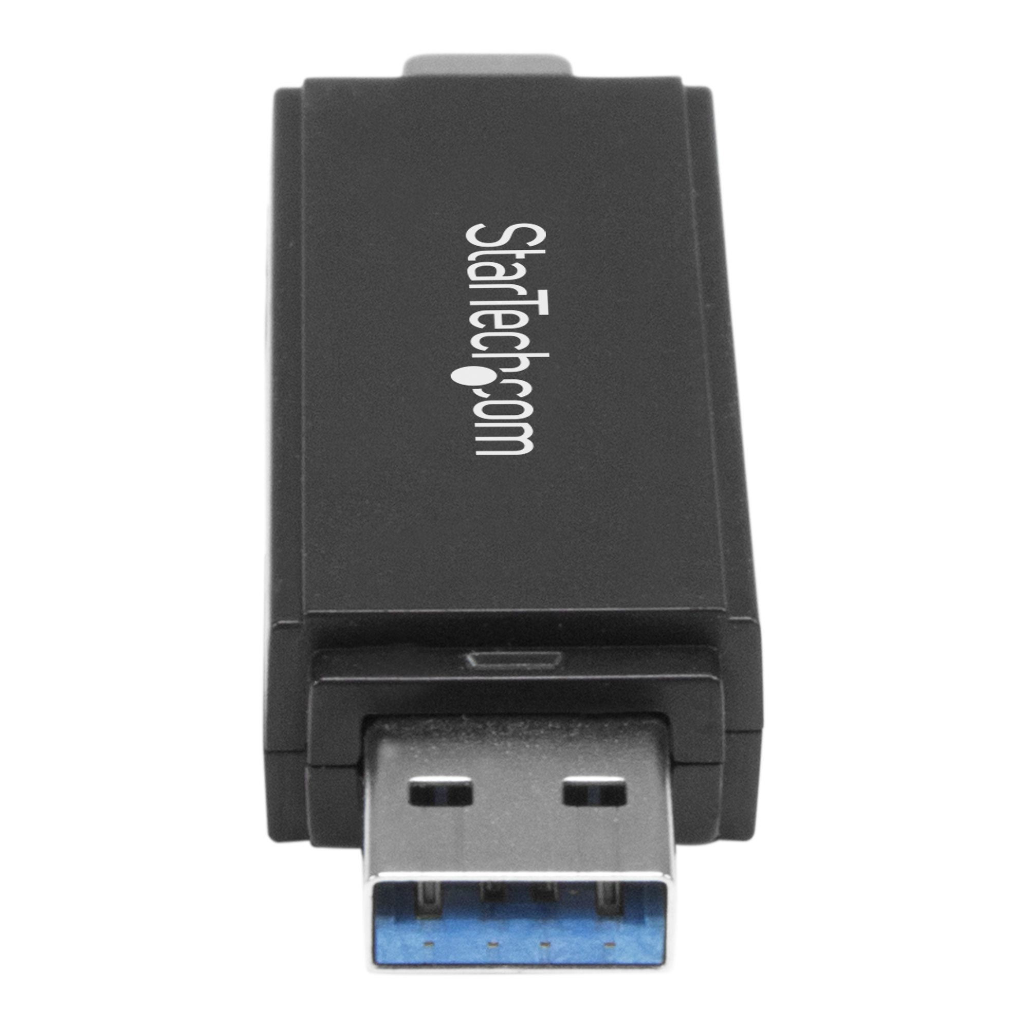 StarTech.com Lecteur de Carte Mémoire USB - Lecteur de Carte SD USB 3.0 - Compact - 5Gbps - Lecteur de Carte USB - Adaptateur USB MicroSD (SDMSDRWU3AC) - Lecteur de carte (MMC, SD, microSD, SDHC, microSDHC, SDXC, microSDXC) - USB 3.0/USB-C