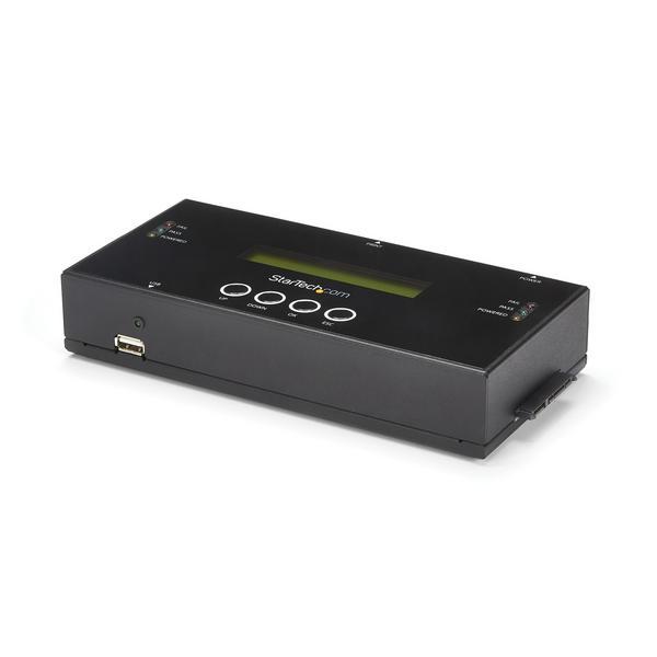 StarTech.com Duplicateur et Effaceur de HDD/SDD SAS/SATA 1:1, Cloneur HDD - Solid state / duplicateur de disque dur - 1 Baies (SATA-600 / SAS-2)