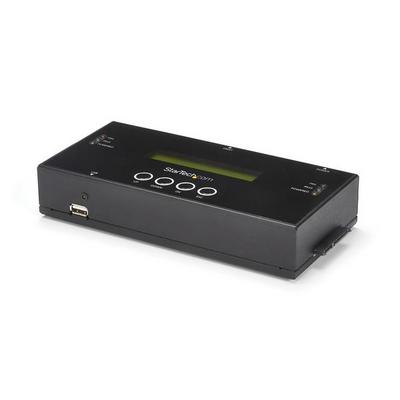 StarTech.com Duplicateur et Effaceur de HDD/SDD SAS/SATA 1:1, Cloneur HDD - Solid state / duplicateur de disque dur - 1 Baies (SATA-600 / SAS-2)