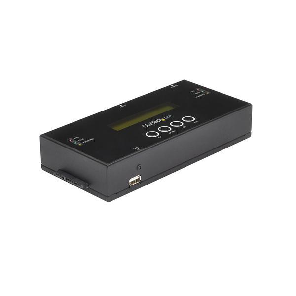 StarTech.com Duplicateur et Effaceur de HDD/SDD SAS/SATA 1:1, Cloneur HDD - Solid state / duplicateur de disque dur - 1 Baies (SATA-600 / SAS-2)