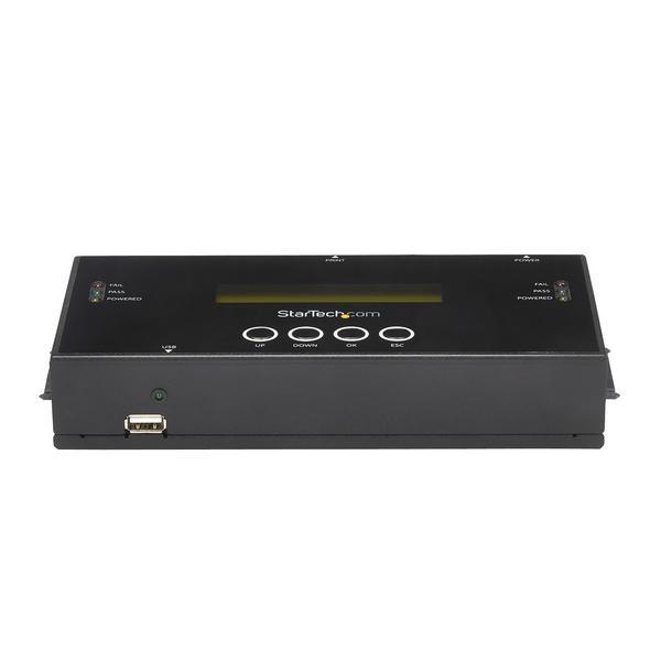 StarTech.com Duplicateur et Effaceur de HDD/SDD SAS/SATA 1:1, Cloneur HDD - Solid state / duplicateur de disque dur - 1 Baies (SATA-600 / SAS-2)