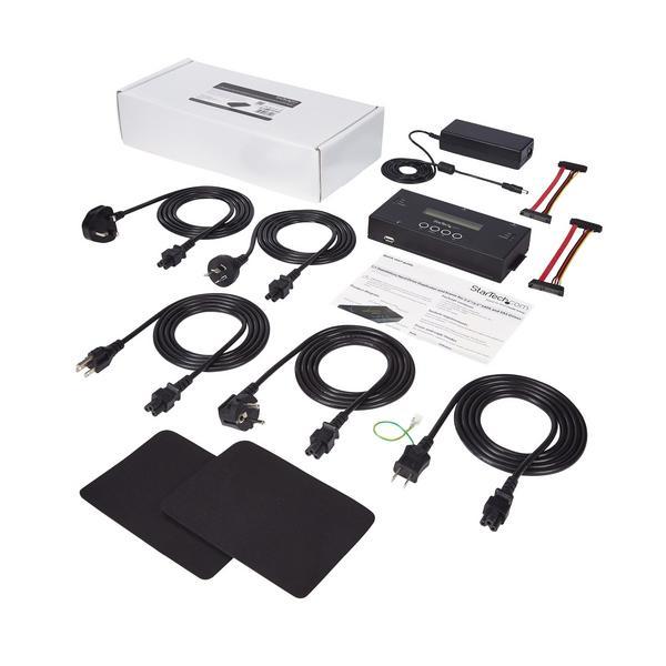 StarTech.com Duplicateur et Effaceur de HDD/SDD SAS/SATA 1:1, Cloneur HDD - Solid state / duplicateur de disque dur - 1 Baies (SATA-600 / SAS-2)