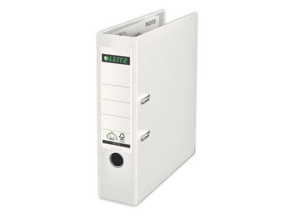 1 Classeur à levier LEITZ 180° - Dos 8 cm- Blanc
