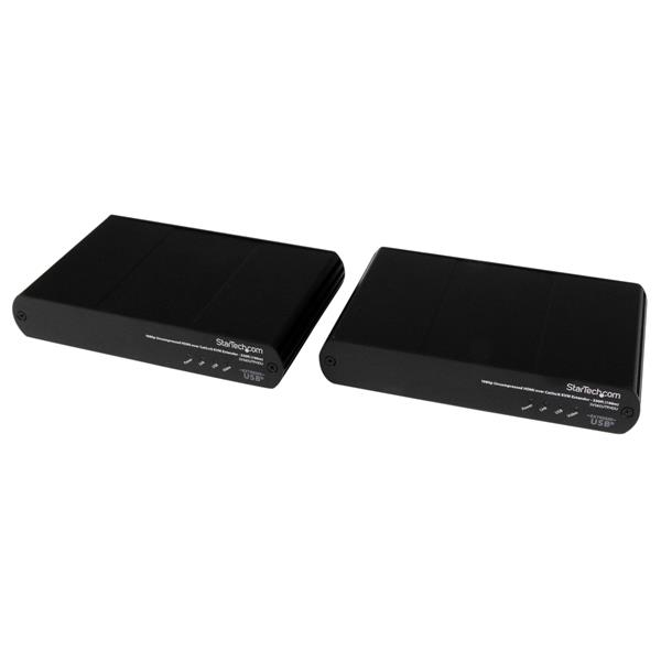 StarTech.com Extendeur de Console KVM USB HDMI sur Cat 5e / Cat 6 - Prolongateur KVM avec Vidéo Non Compressée 1080p - 100 m - Rallonge écran-clavier-souris/USB - plus de CAT 5e/6 - jusqu'à 100 m - pour P/N: SVA5M4NEUA