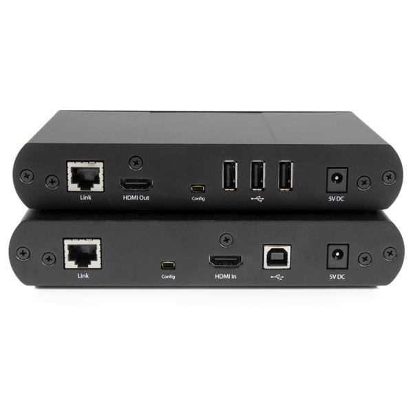 StarTech.com Extendeur de Console KVM USB HDMI sur Cat 5e / Cat 6 - Prolongateur KVM avec Vidéo Non Compressée 1080p - 100 m - Rallonge écran-clavier-souris/USB - plus de CAT 5e/6 - jusqu'à 100 m - pour P/N: SVA5M4NEUA