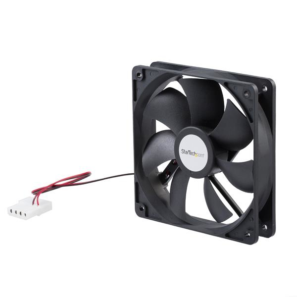 StarTech.com Ventilateur PC à Double Roulement à Billes - Alimentation LP4 - 120 mm - Kit de ventilation pour ordinateur - 120 mm