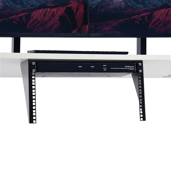 StarTech.com Rack de serveur vertical 6U 19" en acier et armoire serveur à fixation mural - Noir (RK619WALLV) - Fixation pour montage mural - noir - 6U - 19"