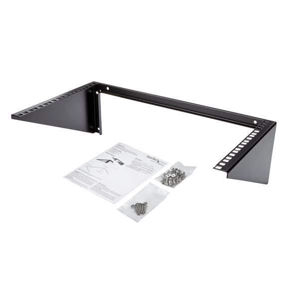 StarTech.com Rack de serveur vertical 6U 19" en acier et armoire serveur à fixation mural - Noir (RK619WALLV) - Fixation pour montage mural - noir - 6U - 19"