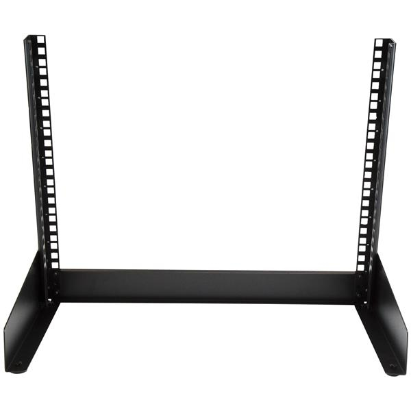 StarTech.com Rack de serveur 8U à 2 montants pour bureau - Armoire serveur à cadre ouvert - Bâti-rack de 19" (RK8OD) - Rack cadre ouvert - 2 montants - 8U