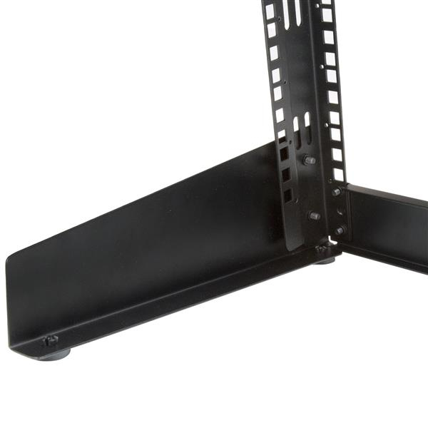StarTech.com Rack de serveur 8U à 2 montants pour bureau - Armoire serveur à cadre ouvert - Bâti-rack de 19" (RK8OD) - Rack cadre ouvert - 2 montants - 8U