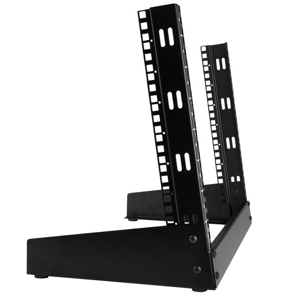 StarTech.com Rack de serveur 8U à 2 montants pour bureau - Armoire serveur à cadre ouvert - Bâti-rack de 19" (RK8OD) - Rack cadre ouvert - 2 montants - 8U