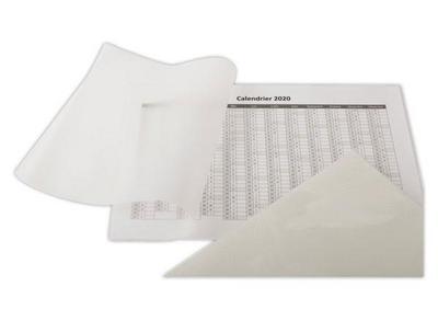 1 Boite de 100 Pochettes de plastification dos adhésif- A4(21x29,7)- Epaisseur 2x80µ
