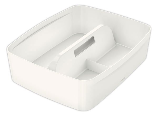 1 Bac de rangement mybox blanche sans couvercle