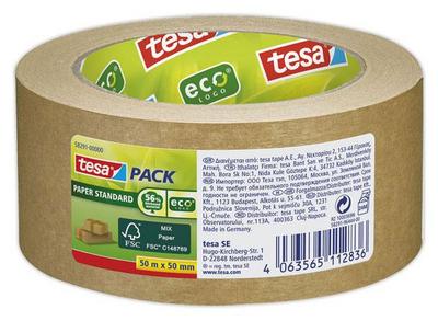 1 Ruban Tesapack papier kraft 50 m x 50 mm