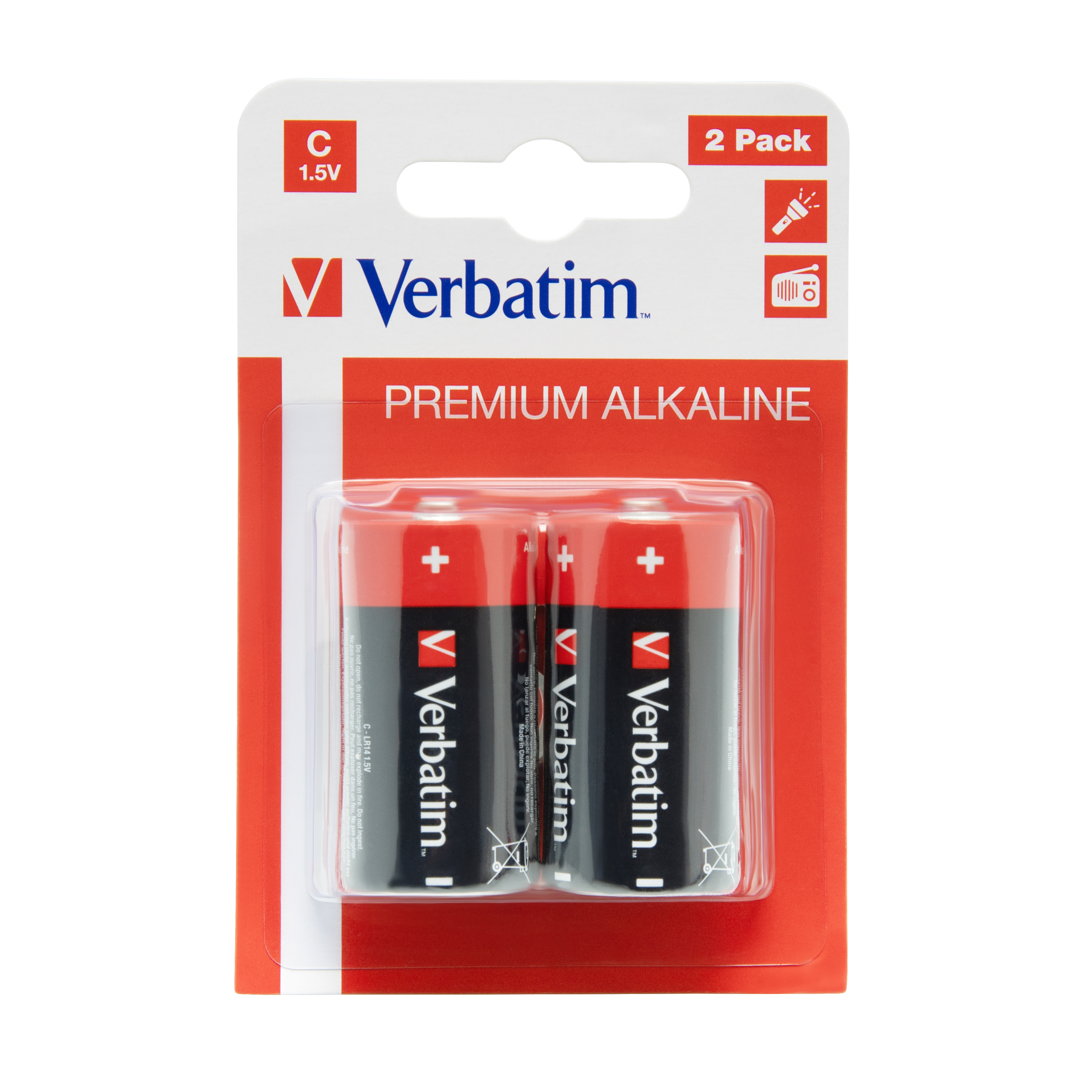 Verbatim - Batterie 2 x C - Alcaline