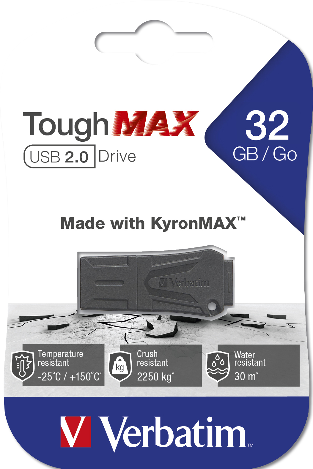 Verbatim ToughMAX - Clé USB - 32 Go - USB 2.0