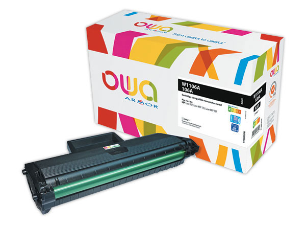 1 Toner ARMOR noir compatible HP W1106A - très très haute capacité