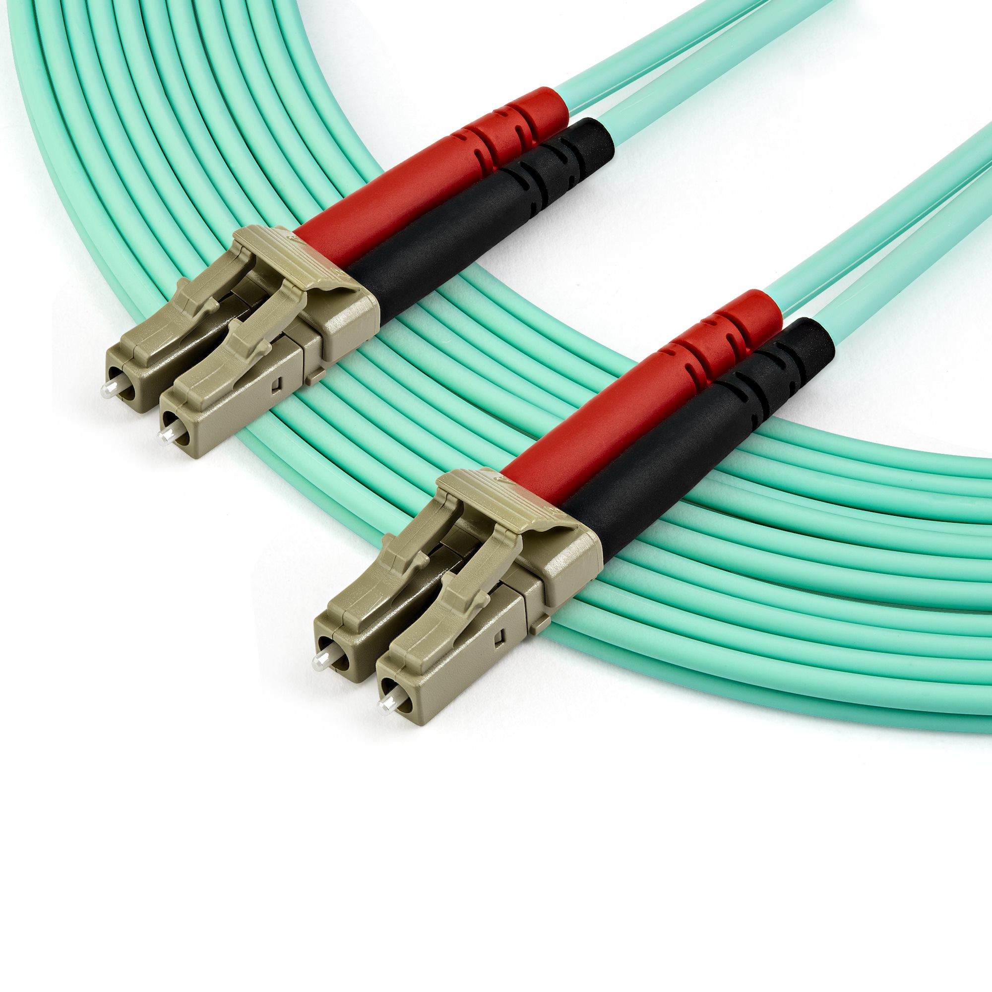 StarTech.com Câble Fibre Optique Multimode 7m LC/UPC à LC/UPC OM4, 50/125 - Cordon de raccordement - LC multi-mode (M) pour LC multi-mode (M) - 7 m - fibre optique - duplex - 50 / 125 microns - OM4 - turquoise