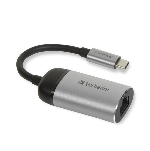 Verbatim - Adaptateur USB / réseau - USB-C - Gigabit Ethernet x 1