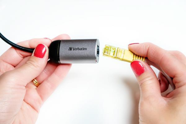 Verbatim - Adaptateur USB / réseau - USB-C - Gigabit Ethernet x 1