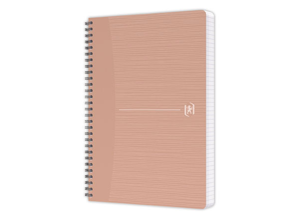 1 Cahier recyclé à spirales 180 pages 90gr A5 5x5.