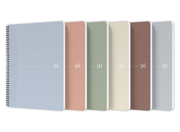 1 Cahier recyclé à spirales 100 pages 90gr A4 5x5.