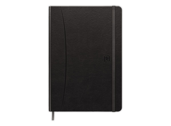 1 Cahier Signature broché A5 160 pages 5x5. Noir