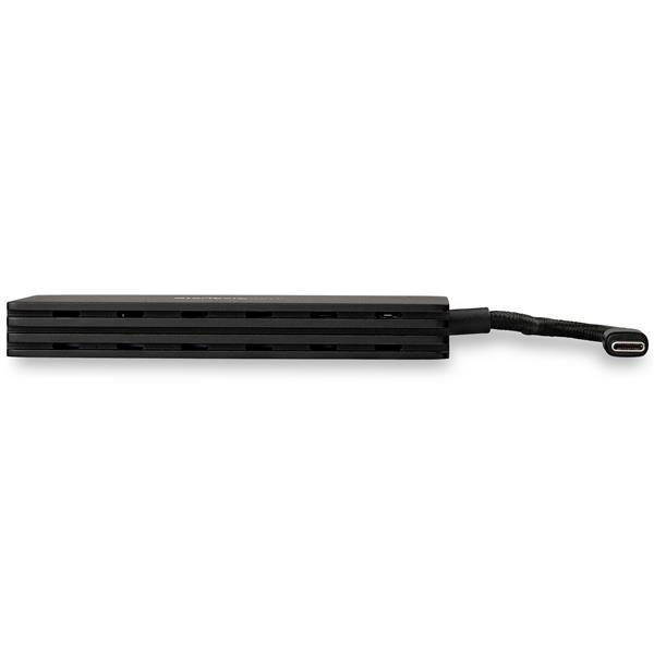 Ajoutez une solution de stockage de données externe hautes performances à votre ordinateur portable USB-C, votre tablette ou votre ordinateur de bureau, grâce à ce boîtier SSD M.2 SATA. Il vous permet d''utiliser votre disque M.2 SATA comme solution de st