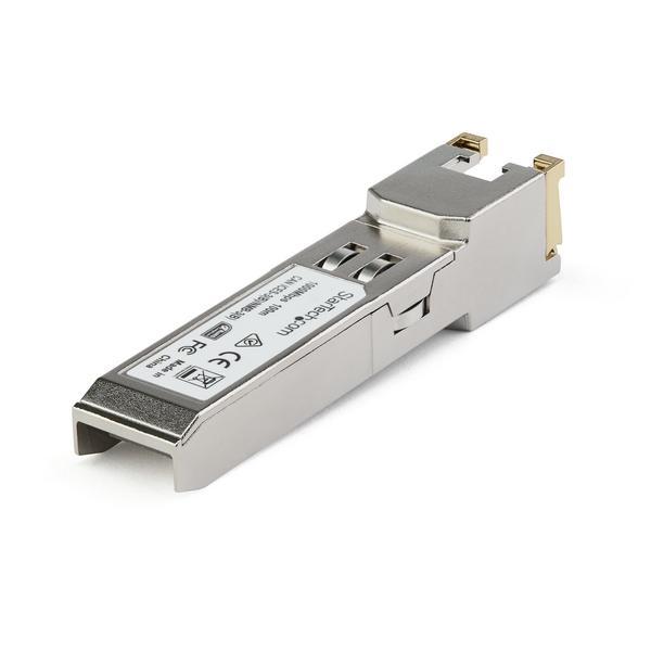 Le modèle GLCTEST est un module de transceiver en cuivre compatible avec Cisco GLC-TE, qui a été conçu, programmé et testé pour fonctionner avec les commutateurs et routeurs de la marque Cisco® sur une plage de températures étendue. Il fournit une connect