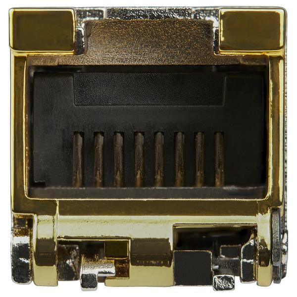Le modèle GLCTEST est un module de transceiver en cuivre compatible avec Cisco GLC-TE, qui a été conçu, programmé et testé pour fonctionner avec les commutateurs et routeurs de la marque Cisco® sur une plage de températures étendue. Il fournit une connect