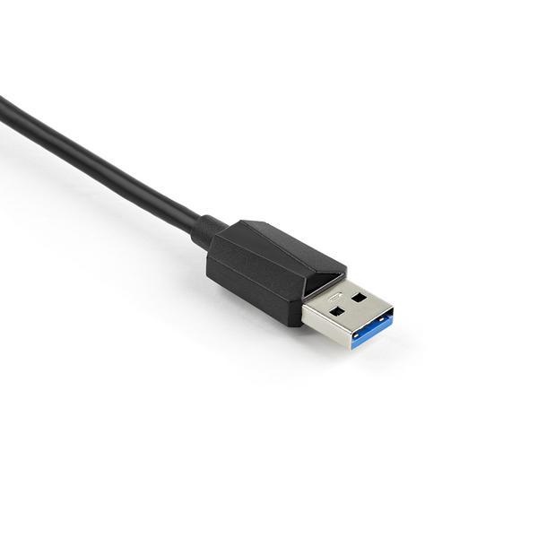 StarTech.com Adaptateur USB 3.0 vers HDMI VGA 1080p - Convertisseur 4K - Adaptateur vidéo - USB type A mâle pour HD-15 (VGA), HDMI femelle - noir, argent