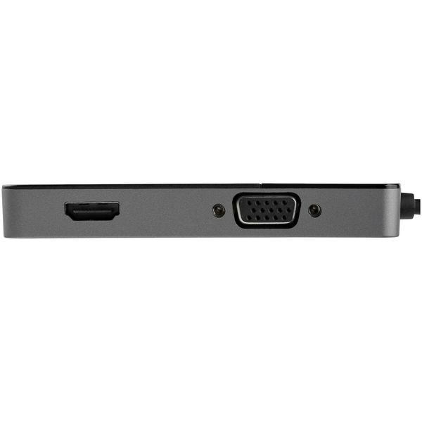 StarTech.com Adaptateur USB 3.0 vers HDMI VGA 1080p - Convertisseur 4K - Adaptateur vidéo - USB type A mâle pour HD-15 (VGA), HDMI femelle - noir, argent