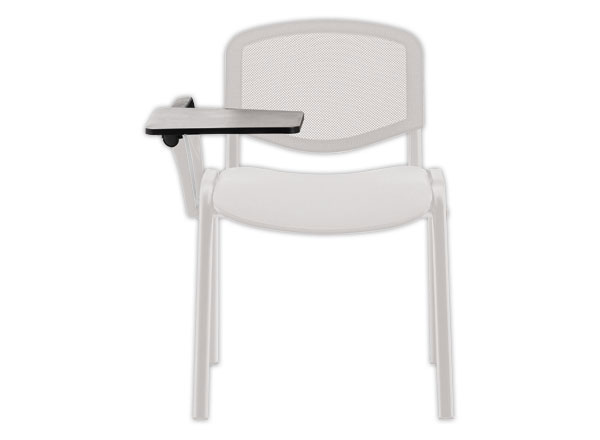 1 Accotoir droit fixe avec tablette rabattable.