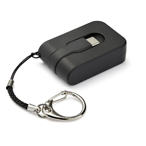 StarTech.com Compact USB C to HDMI Adapter, 4K 30Hz USB Type-C to HDMI 1.4 Video Display Converter with Keychain Ring, USB-C DP Alt Mode to HDMI Monitor Dongle, Thunderbolt 3 Compatible - USB-C Keychain Adapter (CDP2HDFC) - Adaptateur vidéo - 24 pin USB-C
