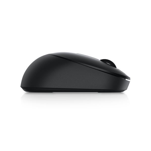 Dell MS3320W - Souris - optique - 3 boutons - sans fil - 2.4 GHz, Bluetooth 5.0 - noir - avec 3 years NBD Advance Exchange