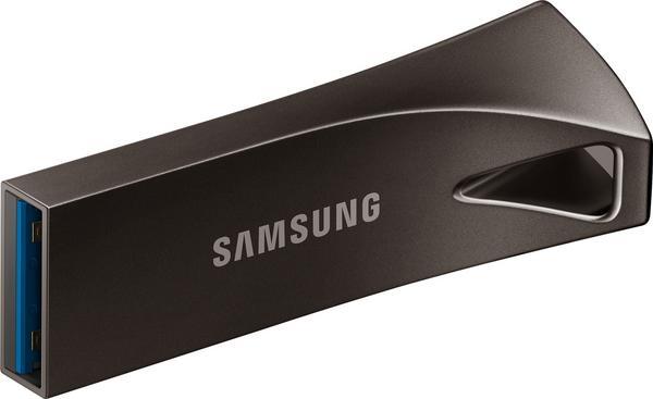 Samsung BAR Plus MUF-64BE4 - Clé USB - 64 Go - USB 3.1 Gen 1 - gris titan