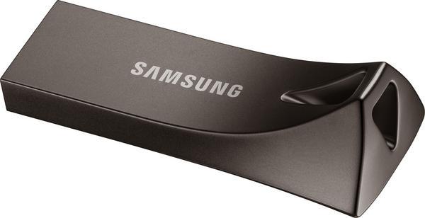Samsung BAR Plus MUF-64BE4 - Clé USB - 64 Go - USB 3.1 Gen 1 - gris titan