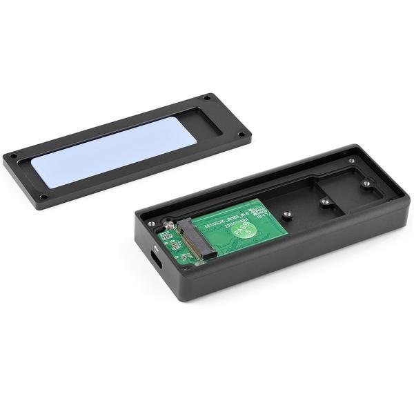 StarTech.com StarTech.com M2E1BRU31C Boîtier M.2 NVMe PCIe SSD - IP67 résistance à l'eau et à la poussière - USB 3.1 Gén 2 - 10 Gbps - Boitier externe - M.2 - M.2 Card - USB 3.2 (Gen 2) - noir - pour P/N: PEXUSB321C
