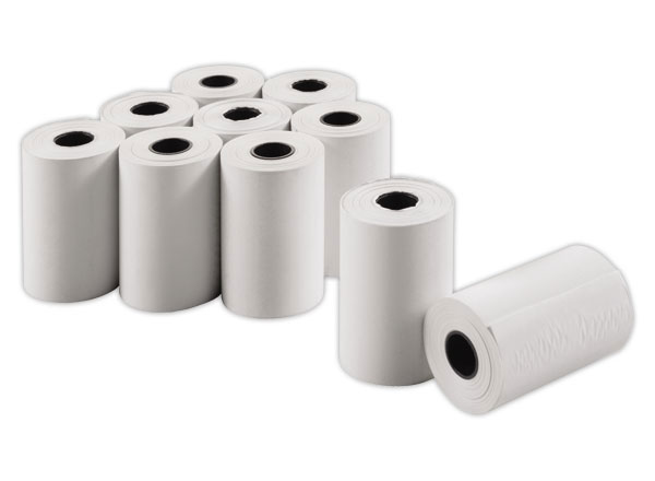 1 Lot de 10 Bobines de papier terminaux carte bancaire 57X30x8 sans BPA