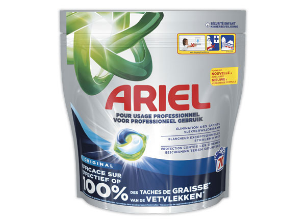 1 70 doses de lessive pré-dosée liquide proARIEL
