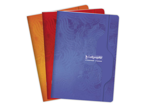 1 Cahier agrafé Calligraphe 70G, A4, Seyès,192 pages