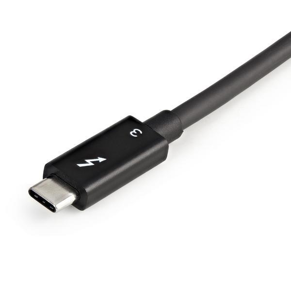 StarTech.com Adaptateur Thunderbolt 3 vers Dual DisplayPort DP 1.4 - Adaptateur Thunderbolt 3 vers Double 4K 60Hz DP ou Single Vidéo 8K/5K - TB3 vers Double Écran DisplayPort - Mac/Windows (TB32DP14) - Adaptateur USB / DisplayPort - 24 pin USB-C (M) pour
