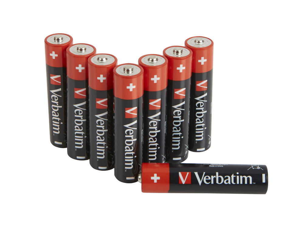 Verbatim - Batterie 8 x AAA / LR03 - Alcaline
