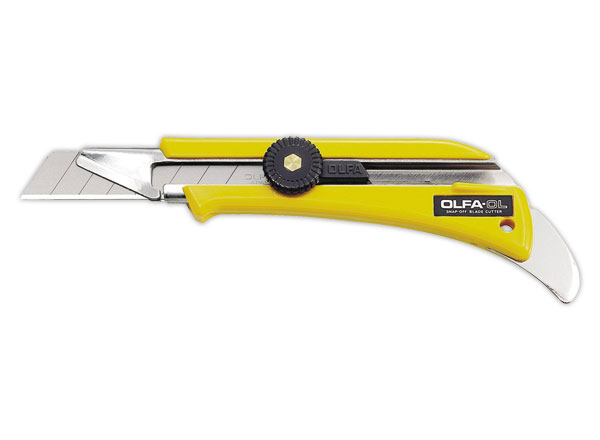 1 Cutter pour usage intensif avec talon métal - Lame 18mm