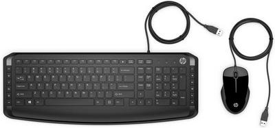 HP Pavilion 200 - Ensemble clavier et souris - USB - Français - noir - pour HP 21, 22, 24, 27, Pavilion 24, 27, TP01