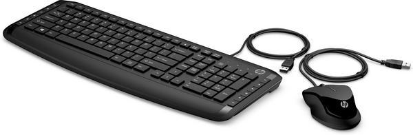 HP Pavilion 200 - Ensemble clavier et souris - USB - Français - noir - pour HP 21, 22, 24, 27, Pavilion 24, 27, TP01
