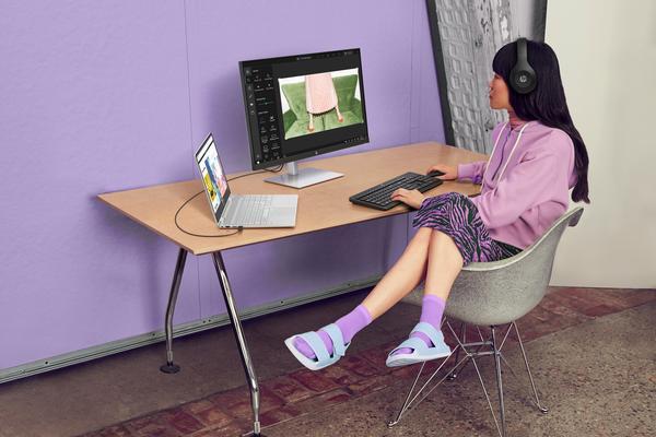 Ensemble clavier et souris - sans fil - Français - Noir pour HP 21, 22, 24, 27, Pavilion 24, 27, TP01, Portable 14, 15